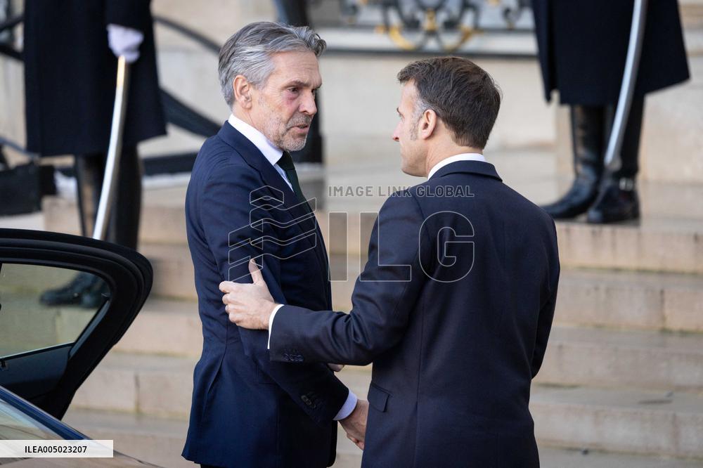 Coalition of The Willing Summit on Security Guarantees for Ukraine - Arrivals - Paris AJ
