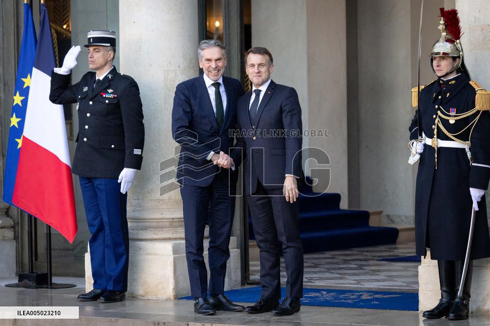 Coalition of The Willing Summit on Security Guarantees for Ukraine - Arrivals - Paris AJ