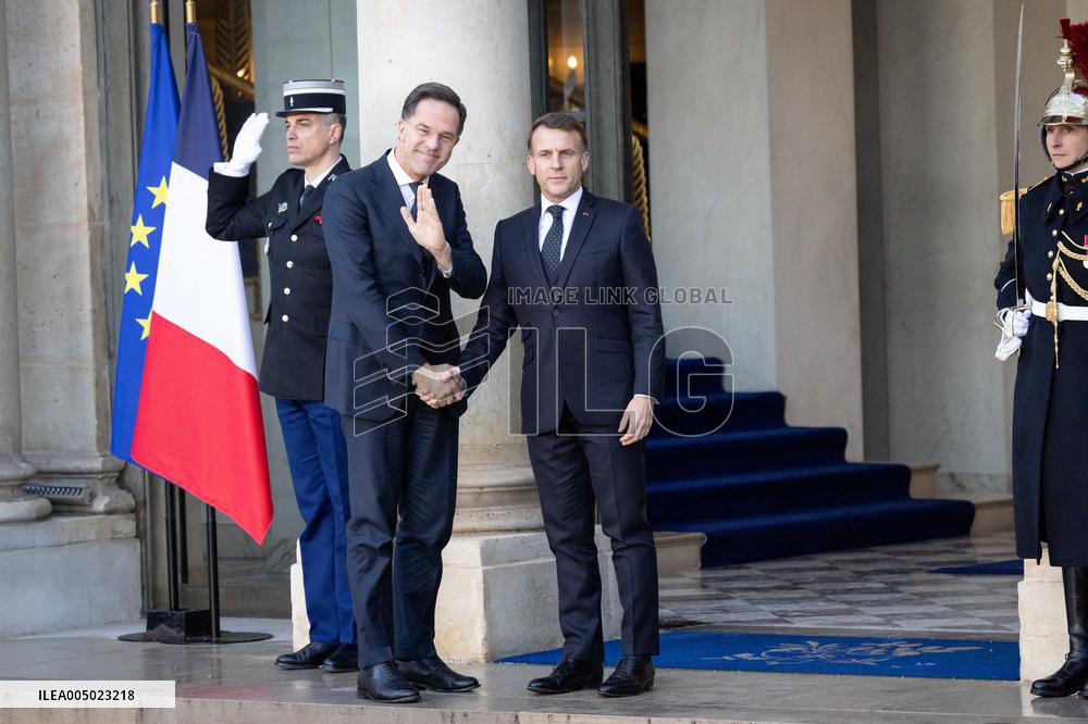 Coalition of The Willing Summit on Security Guarantees for Ukraine - Arrivals - Paris AJ