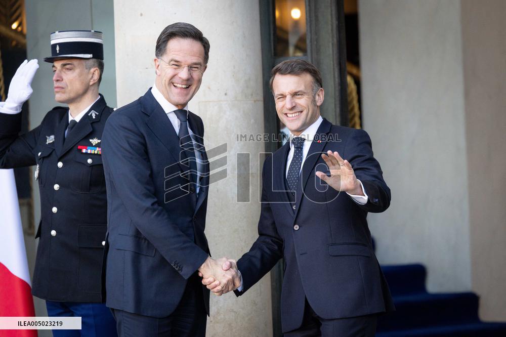 Coalition of The Willing Summit on Security Guarantees for Ukraine - Arrivals - Paris AJ