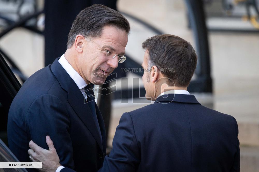 Coalition of The Willing Summit on Security Guarantees for Ukraine - Arrivals - Paris AJ