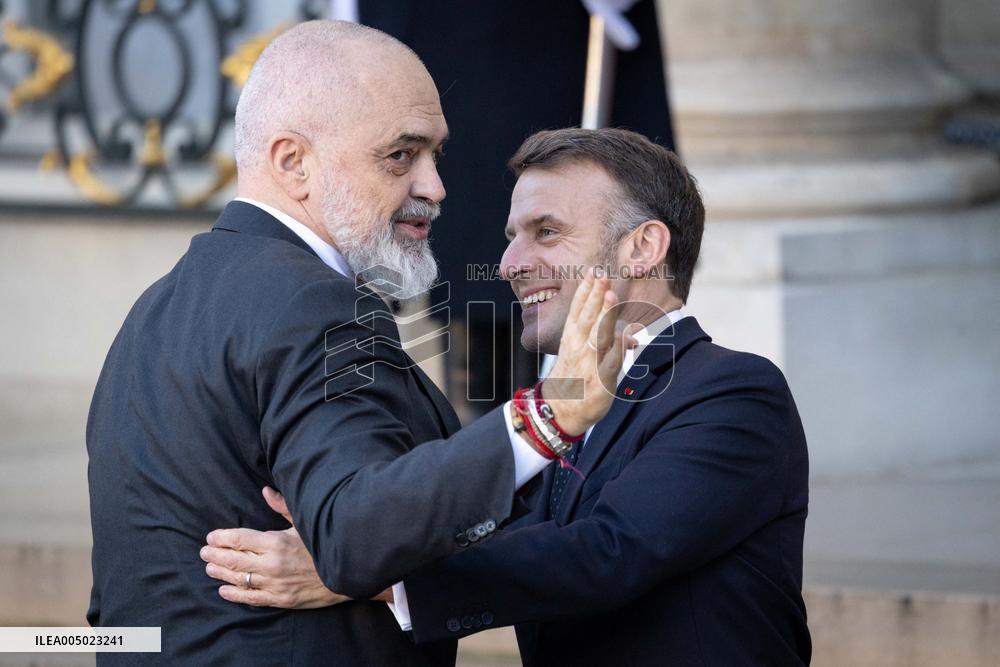 Coalition of The Willing Summit on Security Guarantees for Ukraine - Arrivals - Paris AJ