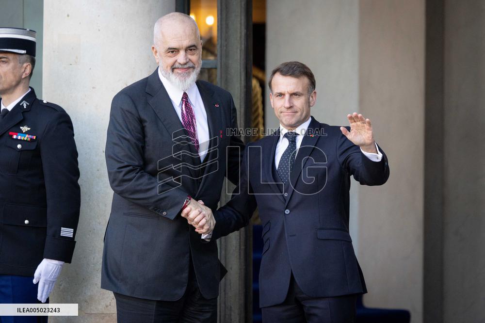 Coalition of The Willing Summit on Security Guarantees for Ukraine - Arrivals - Paris AJ
