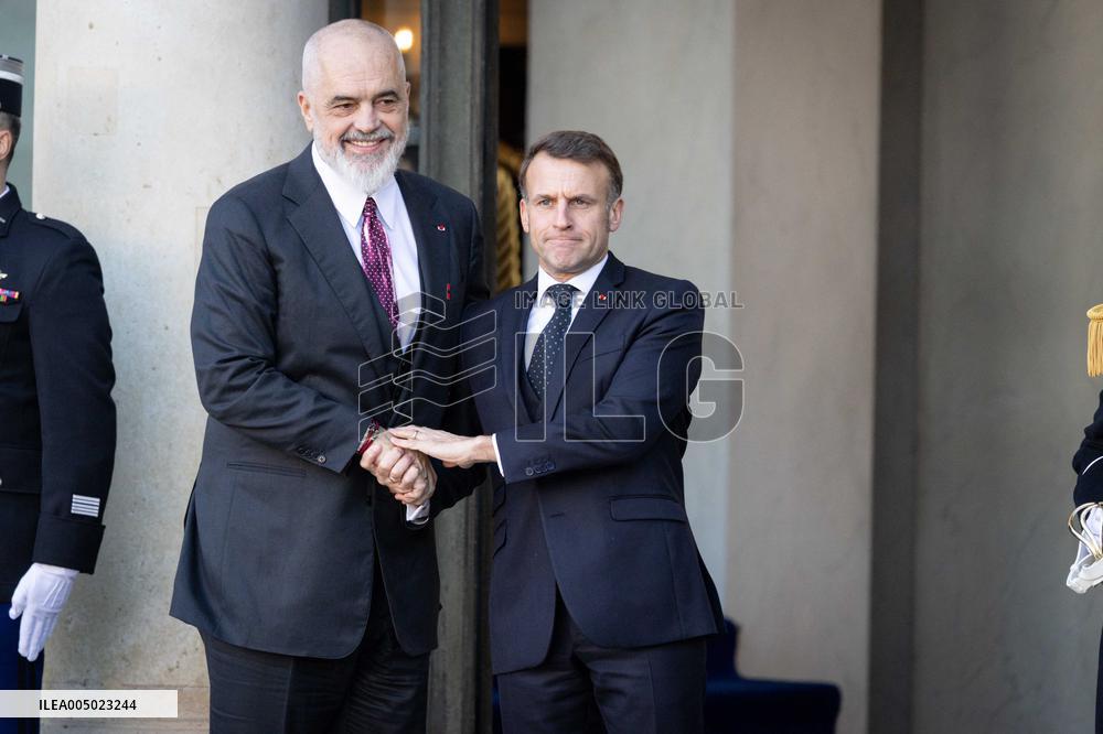 Coalition of The Willing Summit on Security Guarantees for Ukraine - Arrivals - Paris AJ