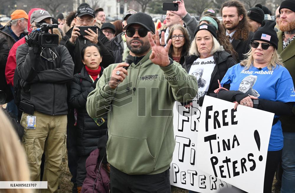 Prominent January 6 defendants march to the US Capitol to mark 5 years since attack