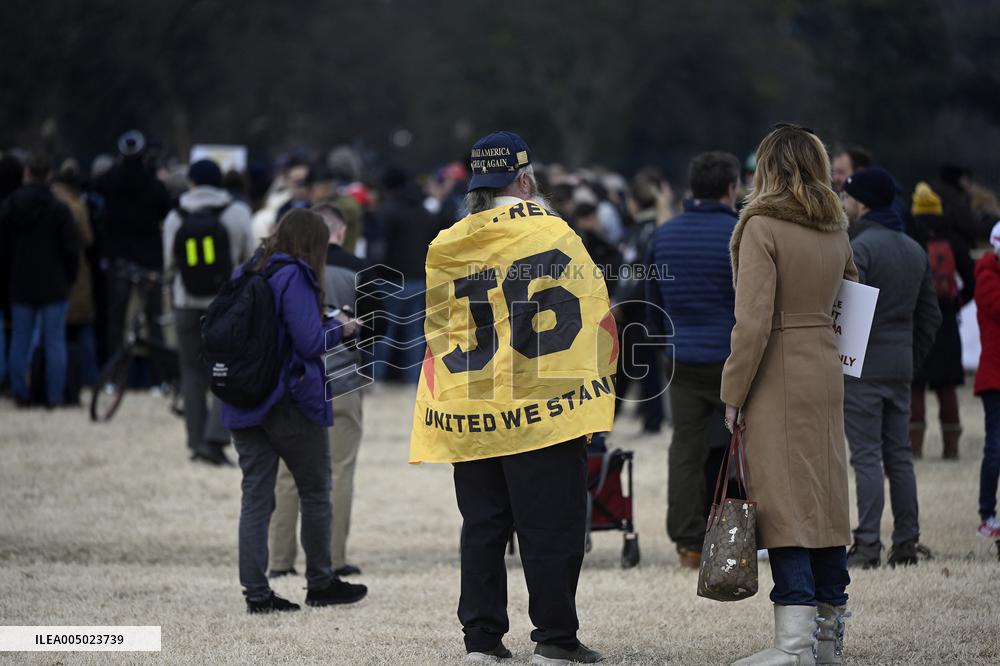 Prominent January 6 defendants march to the US Capitol to mark 5 years since attack