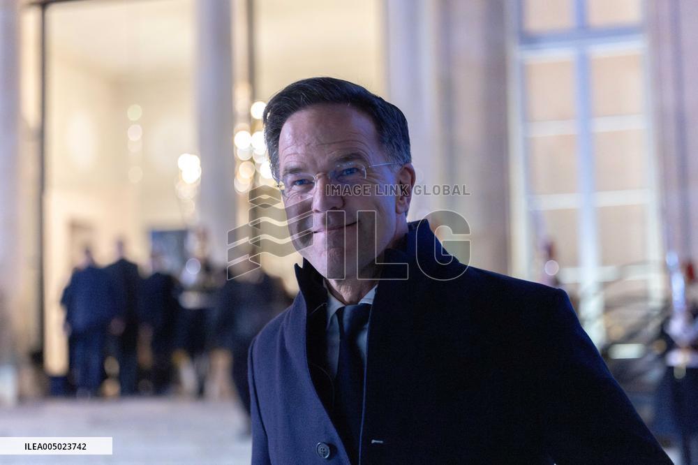 End of Coalition of The Willing Summit on Security Guarantees for Ukraine - Arrivals - Paris AJ