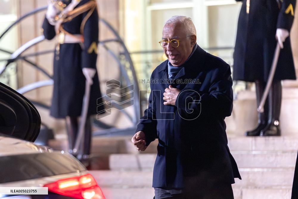 End of Coalition of The Willing Summit on Security Guarantees for Ukraine - Arrivals - Paris AJ