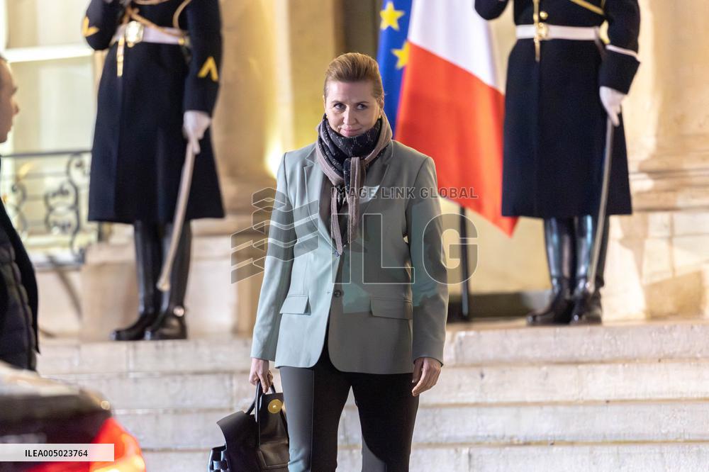 End of Coalition of The Willing Summit on Security Guarantees for Ukraine - Arrivals - Paris AJ