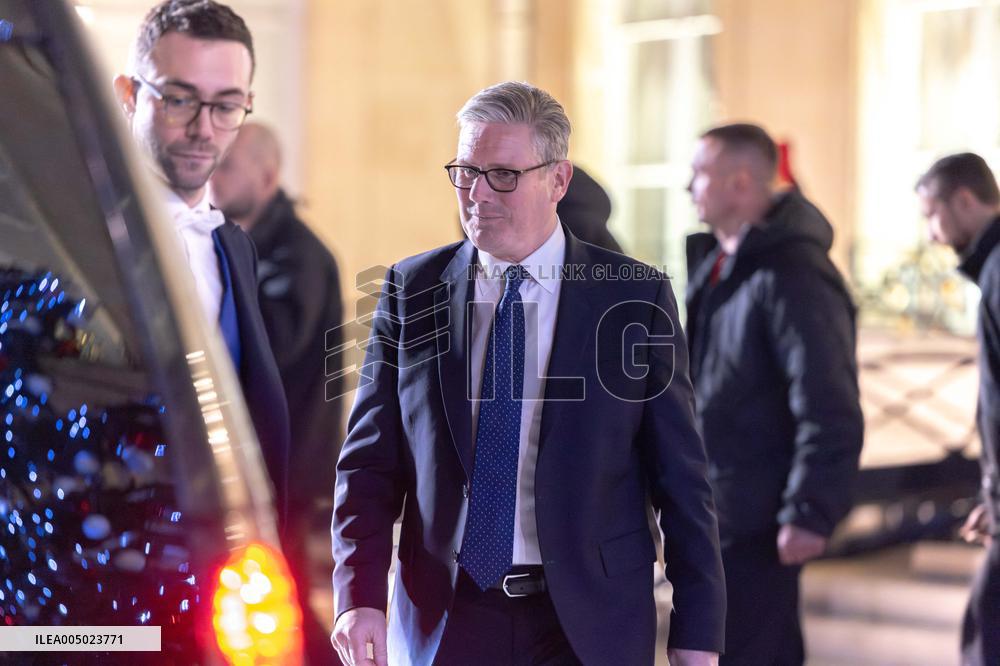 End of Coalition of The Willing Summit on Security Guarantees for Ukraine - Arrivals - Paris AJ