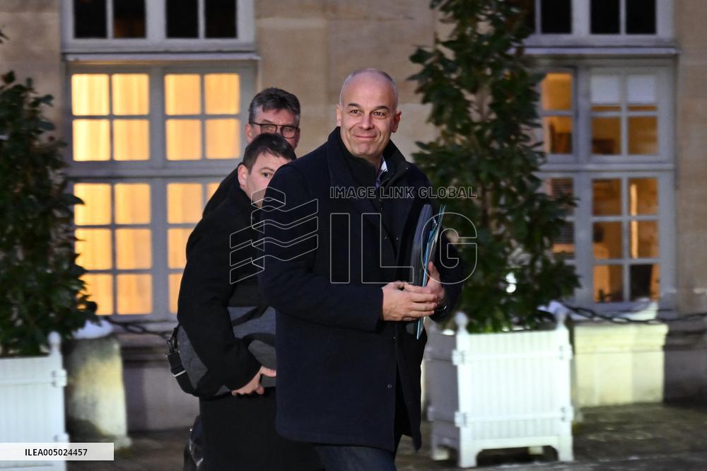 Meeting Between The Prime Minister And Agricultural Unions - Paris