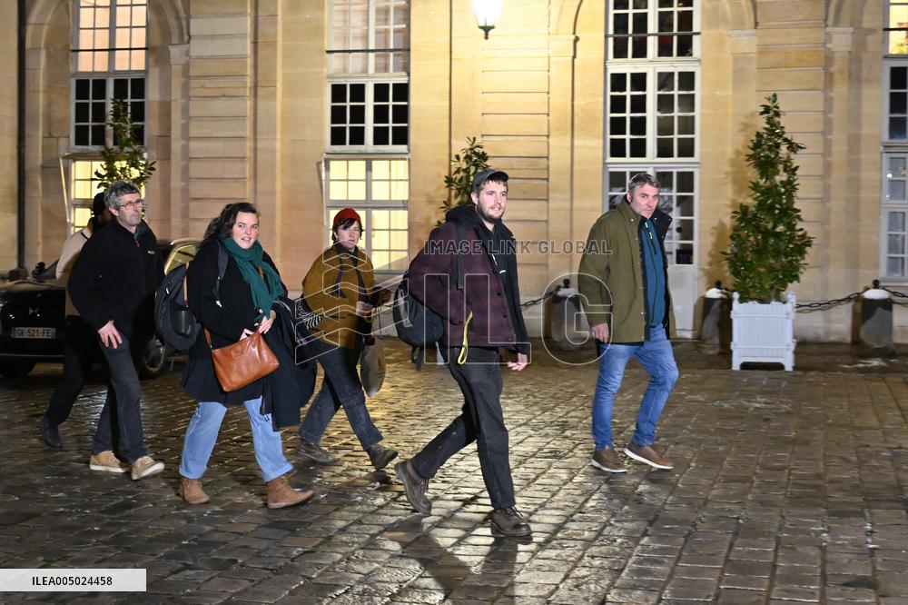 Meeting Between The Prime Minister And Agricultural Unions - Paris