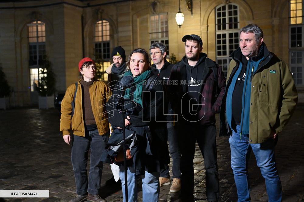 Meeting Between The Prime Minister And Agricultural Unions - Paris