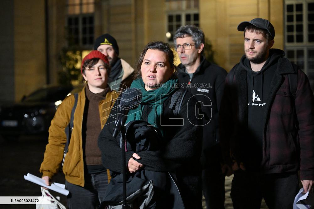 Meeting Between The Prime Minister And Agricultural Unions - Paris
