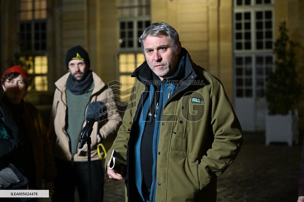 Meeting Between The Prime Minister And Agricultural Unions - Paris