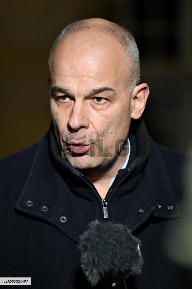 Meeting Between The Prime Minister And Agricultural Unions - Paris