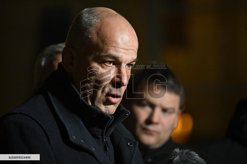 Meeting Between The Prime Minister And Agricultural Unions - Paris