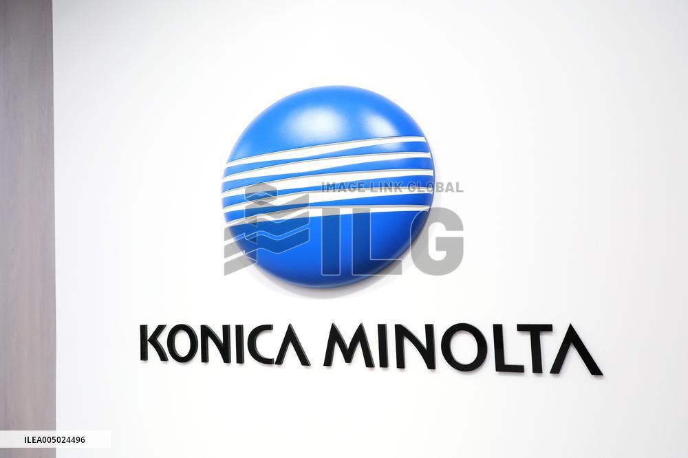 Konica Minolta signage and logo