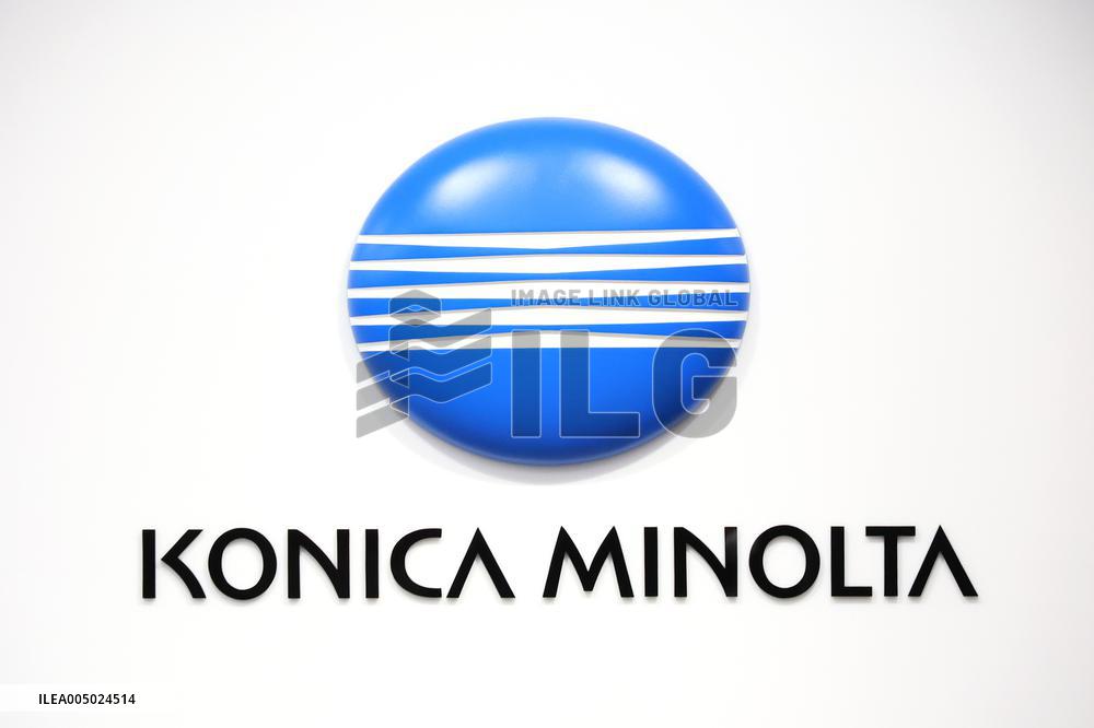 Konica Minolta signage and logo