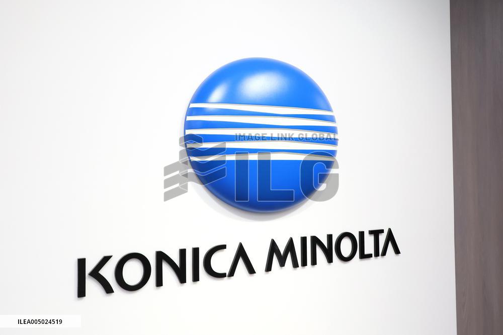 Konica Minolta signage and logo