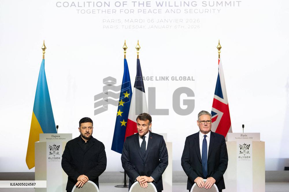 Coalition Of The Willing Summit Conference - Paris