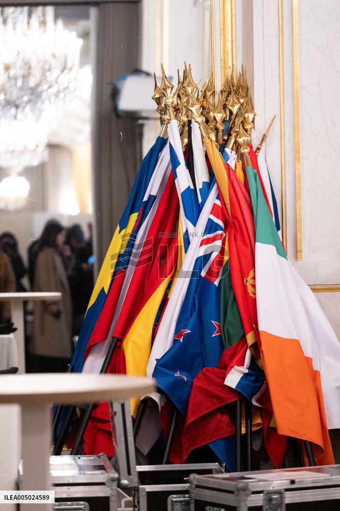 Coalition Of The Willing Summit Conference - Paris