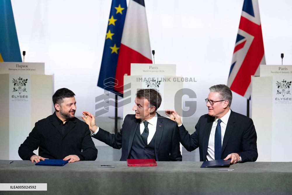 Coalition Of The Willing Summit Conference - Paris