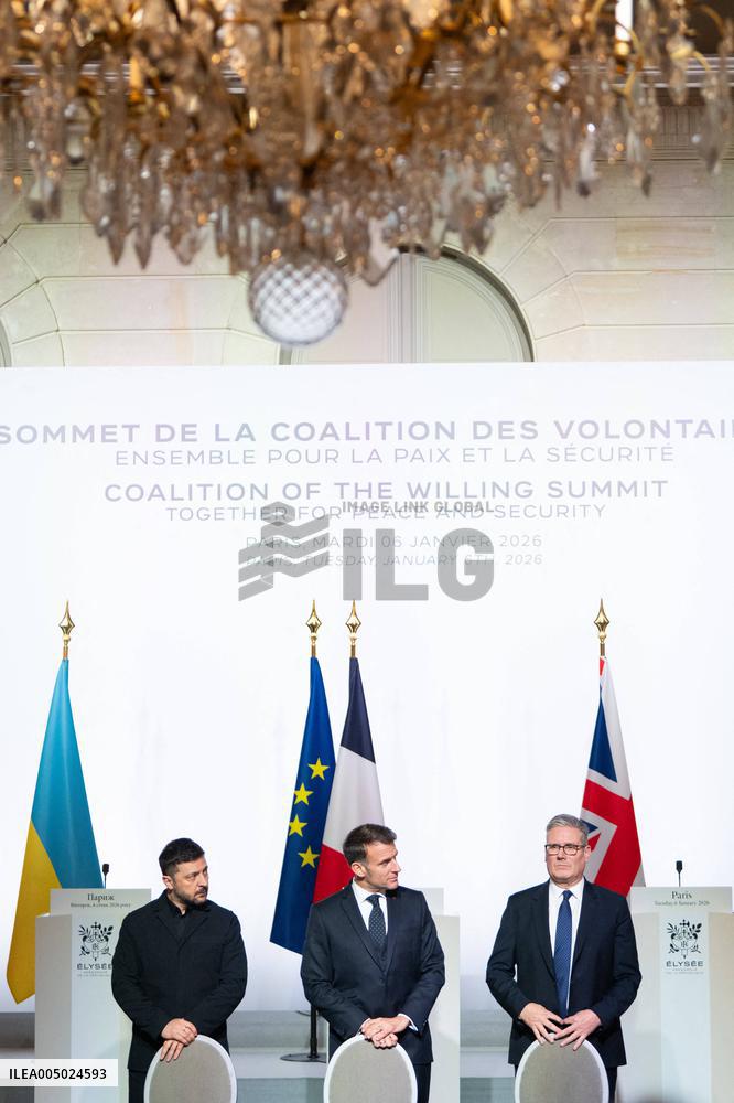 Coalition Of The Willing Summit Conference - Paris