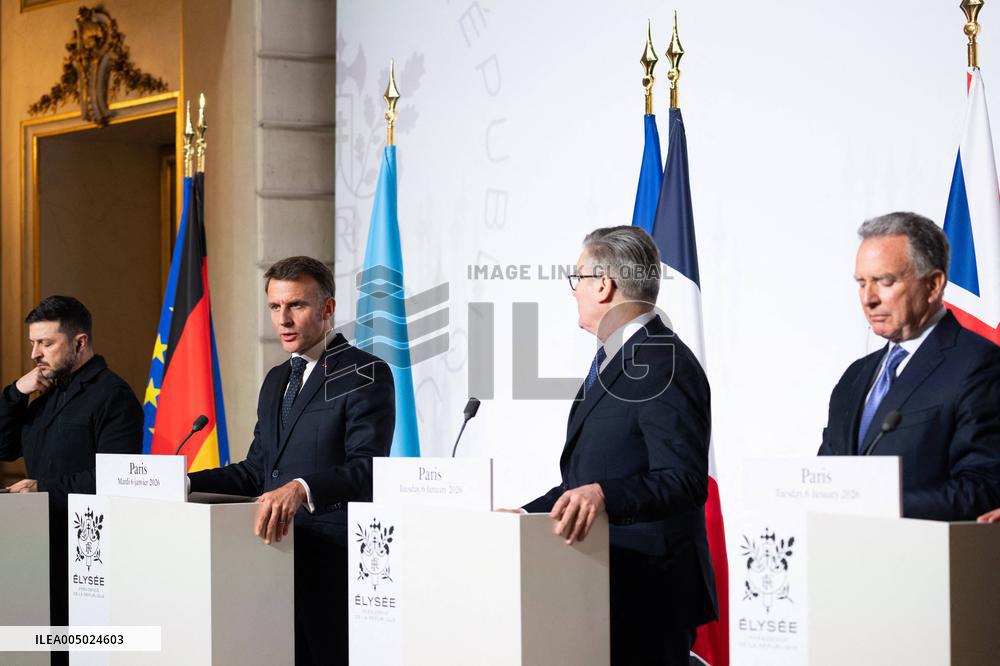 Coalition Of The Willing Summit Conference - Paris