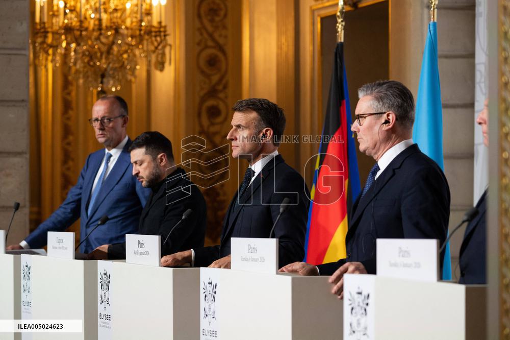 Coalition Of The Willing Summit Conference - Paris