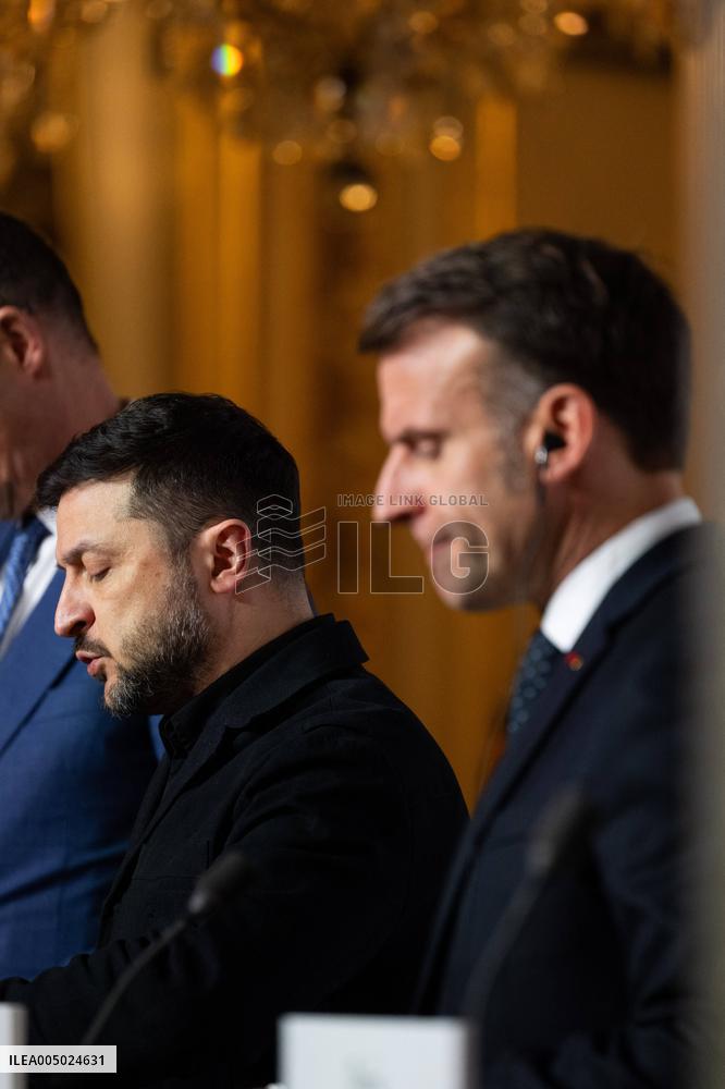 Coalition Of The Willing Summit Conference - Paris