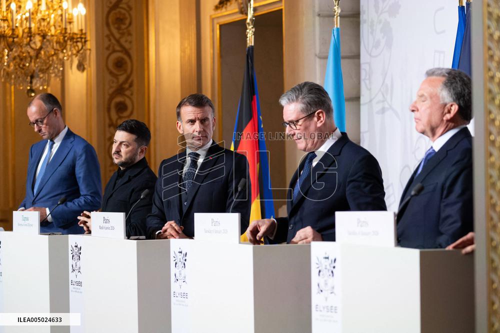 Coalition Of The Willing Summit Conference - Paris