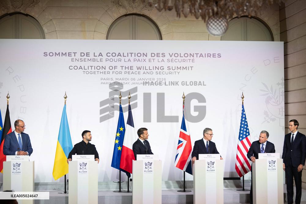 Coalition Of The Willing Summit Conference - Paris