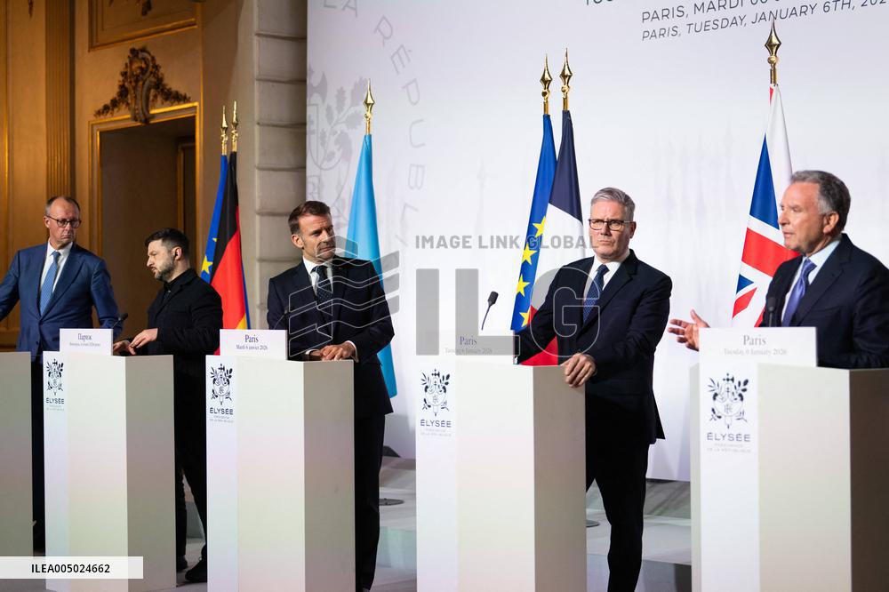 Coalition Of The Willing Summit Conference - Paris