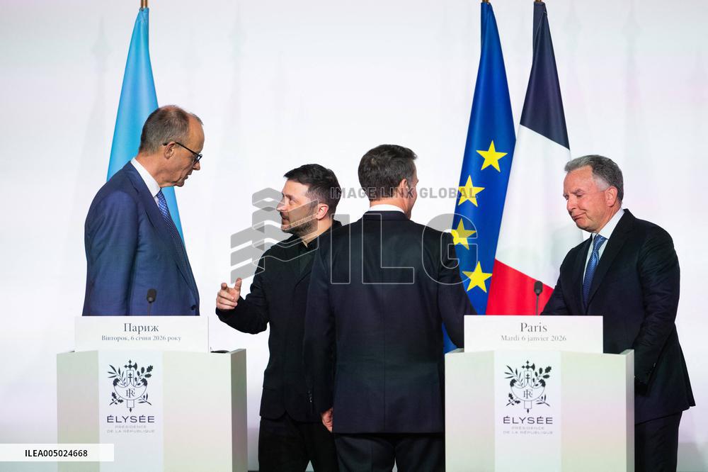 Coalition Of The Willing Summit Conference - Paris