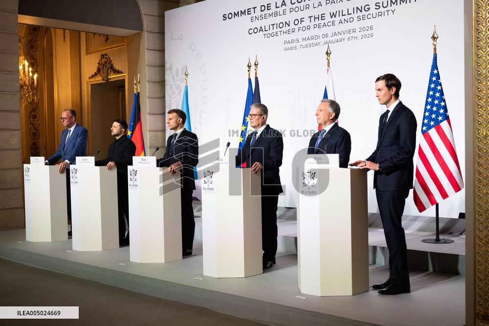Coalition Of The Willing Summit Conference - Paris