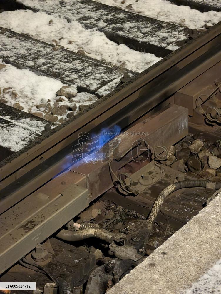 SNCF Reseau Railway Track Heating System - Rambouillet