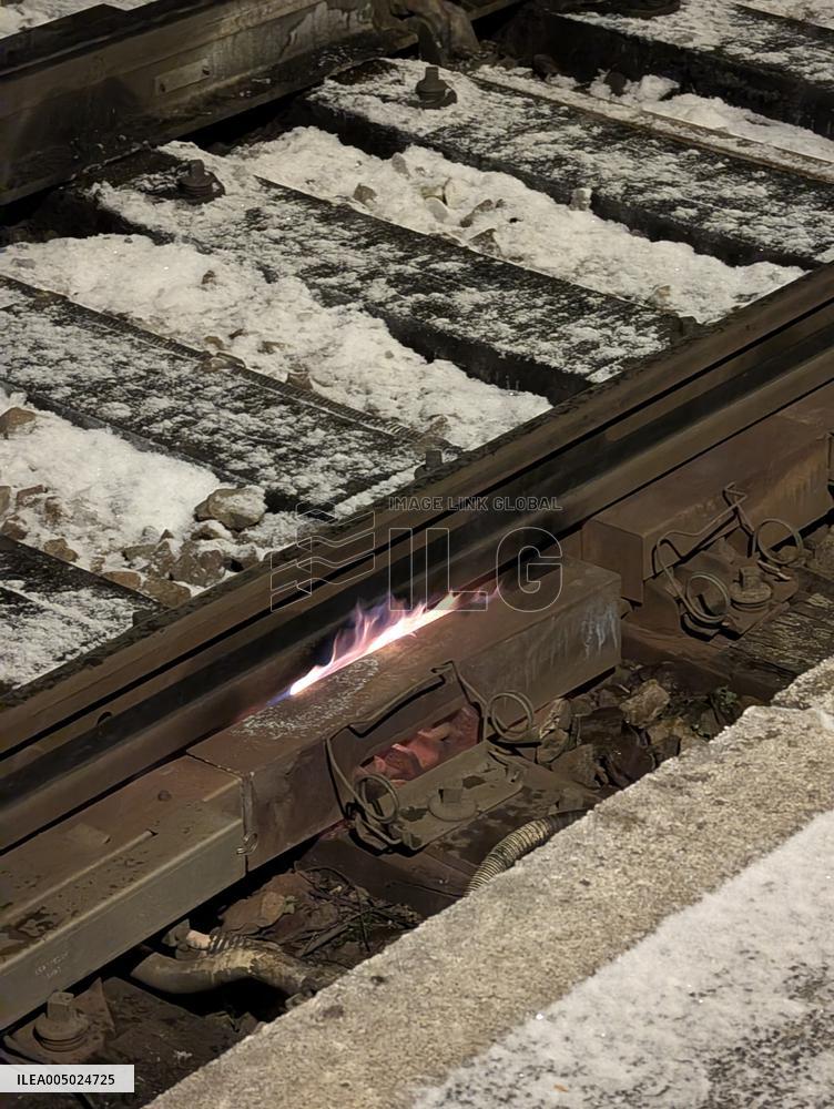 SNCF Reseau Railway Track Heating System - Rambouillet