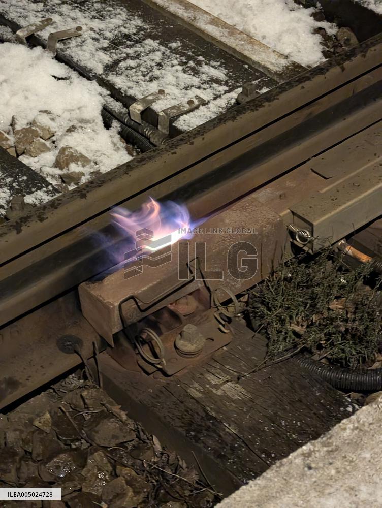 SNCF Reseau Railway Track Heating System - Rambouillet
