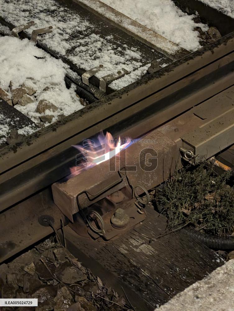 SNCF Reseau Railway Track Heating System - Rambouillet