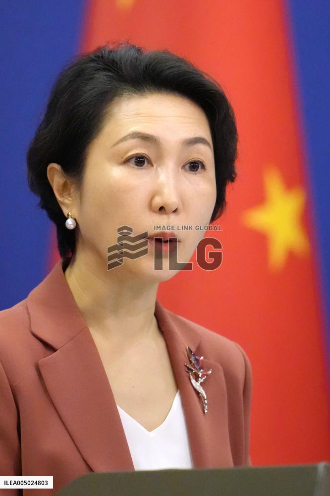 Chinese Foreign Ministry spokeswoman Mao Ning