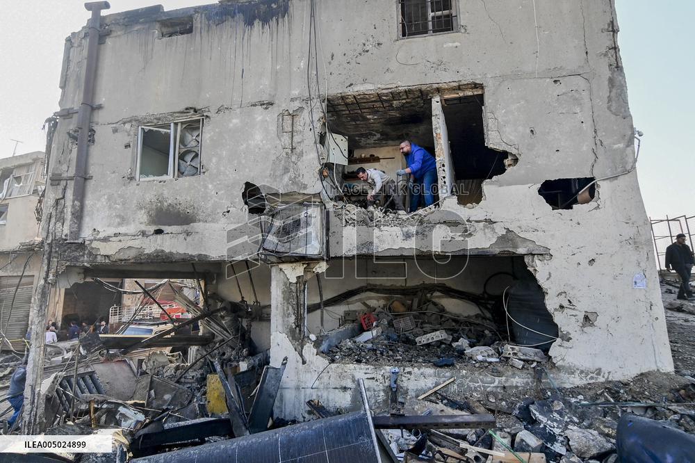 Israeli Strike Hits Sidon Lebanon