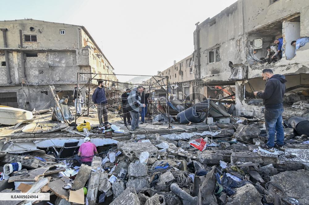 Israeli Strike Hits Sidon Lebanon