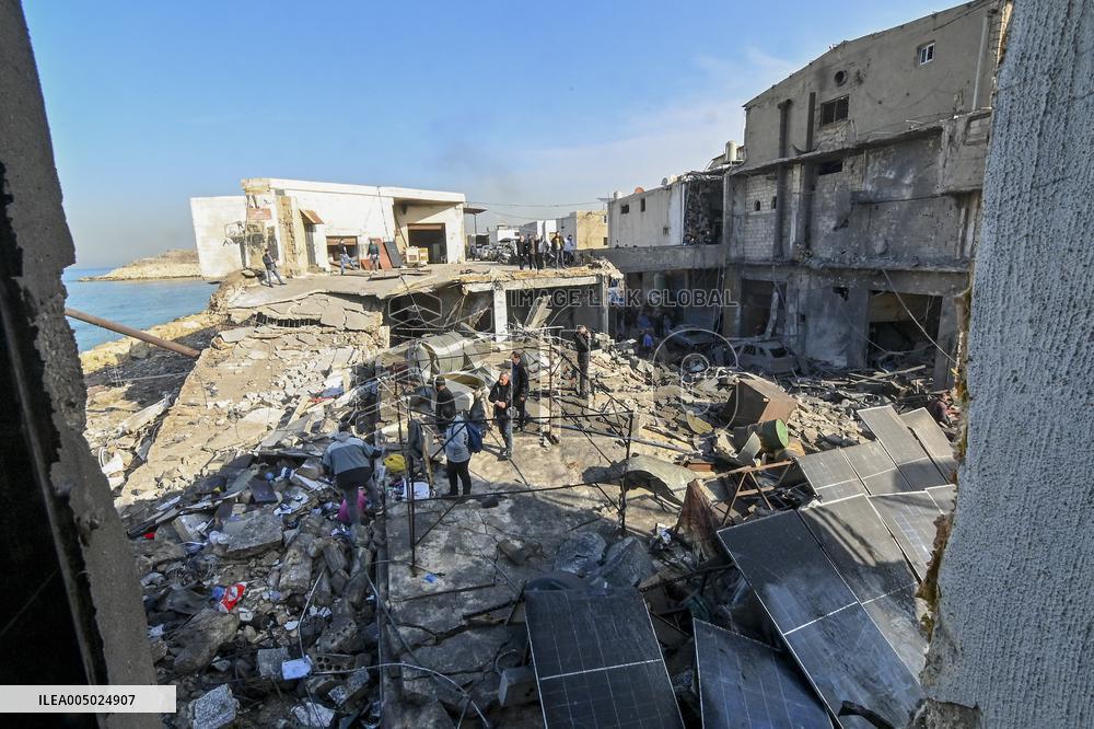 Israeli Strike Hits Sidon Lebanon