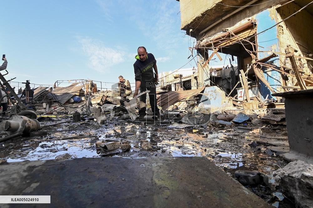 Israeli Strike Hits Sidon Lebanon