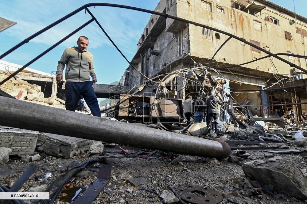 Israeli Strike Hits Sidon Lebanon