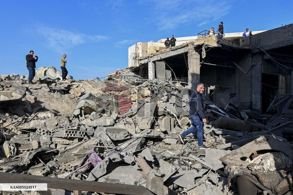 Israeli Strike Hits Sidon Lebanon