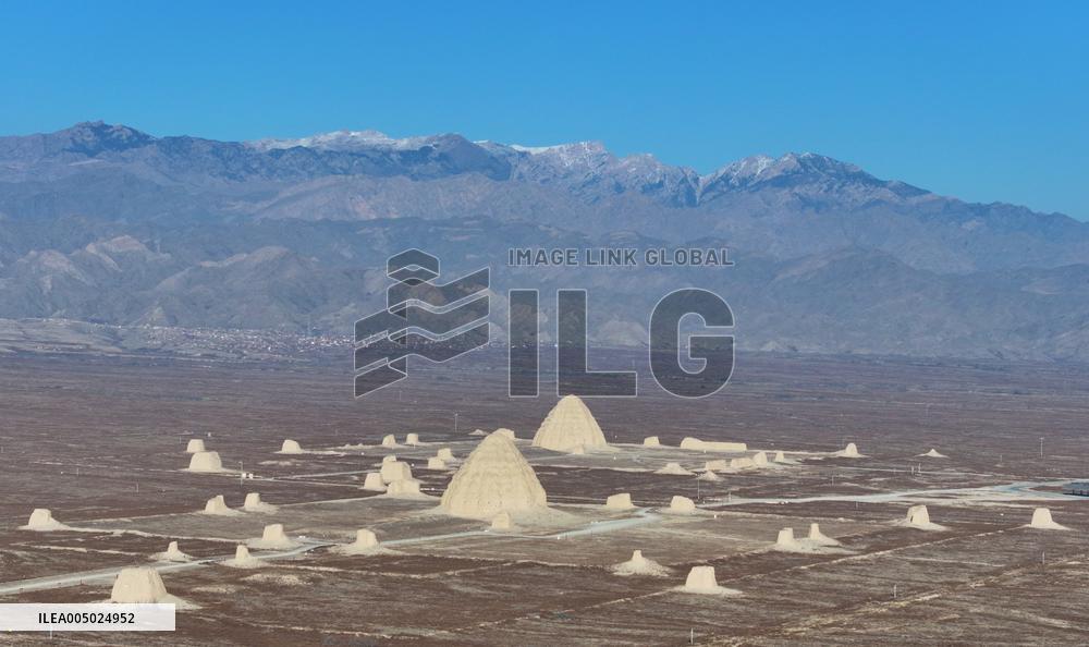 Western Xia Mausoleum Landscape