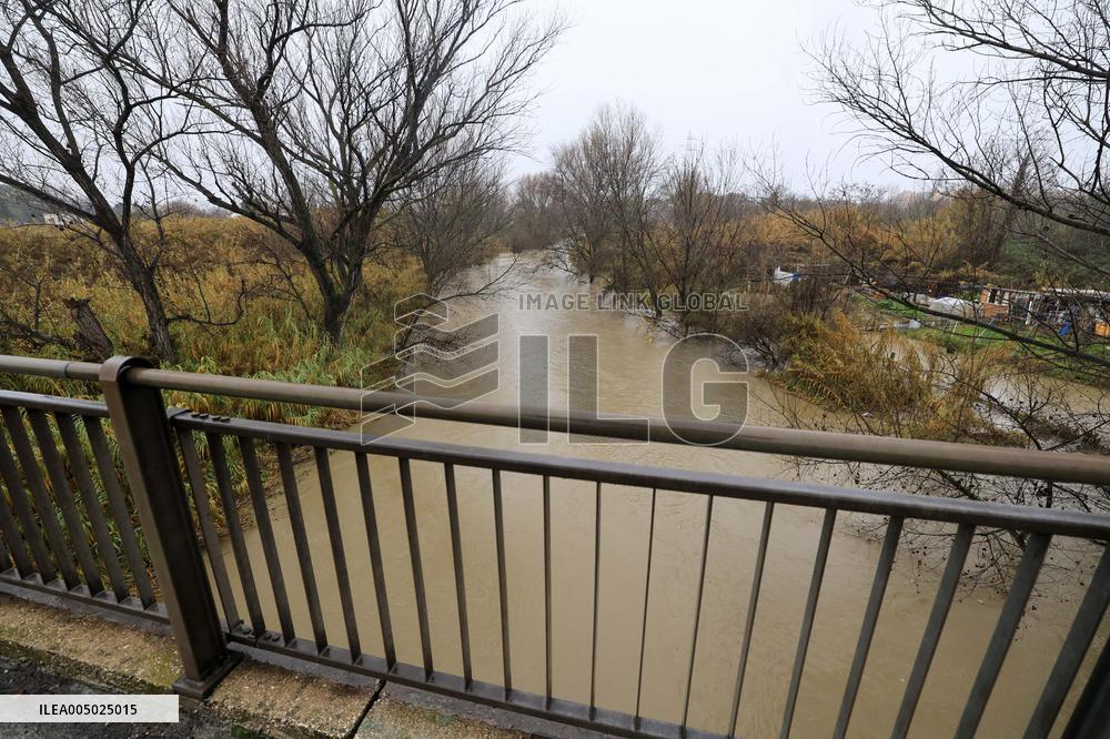Heavy Rain Causes Red Alert For Aniene River - Rome