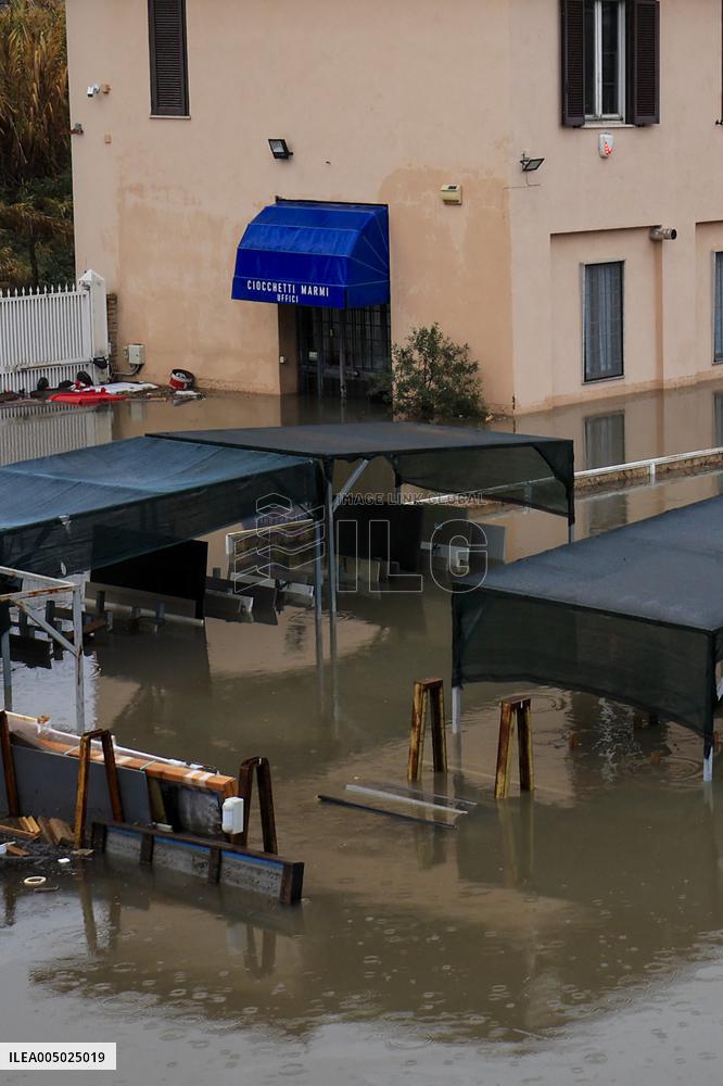 Heavy Rain Causes Red Alert For Aniene River - Rome